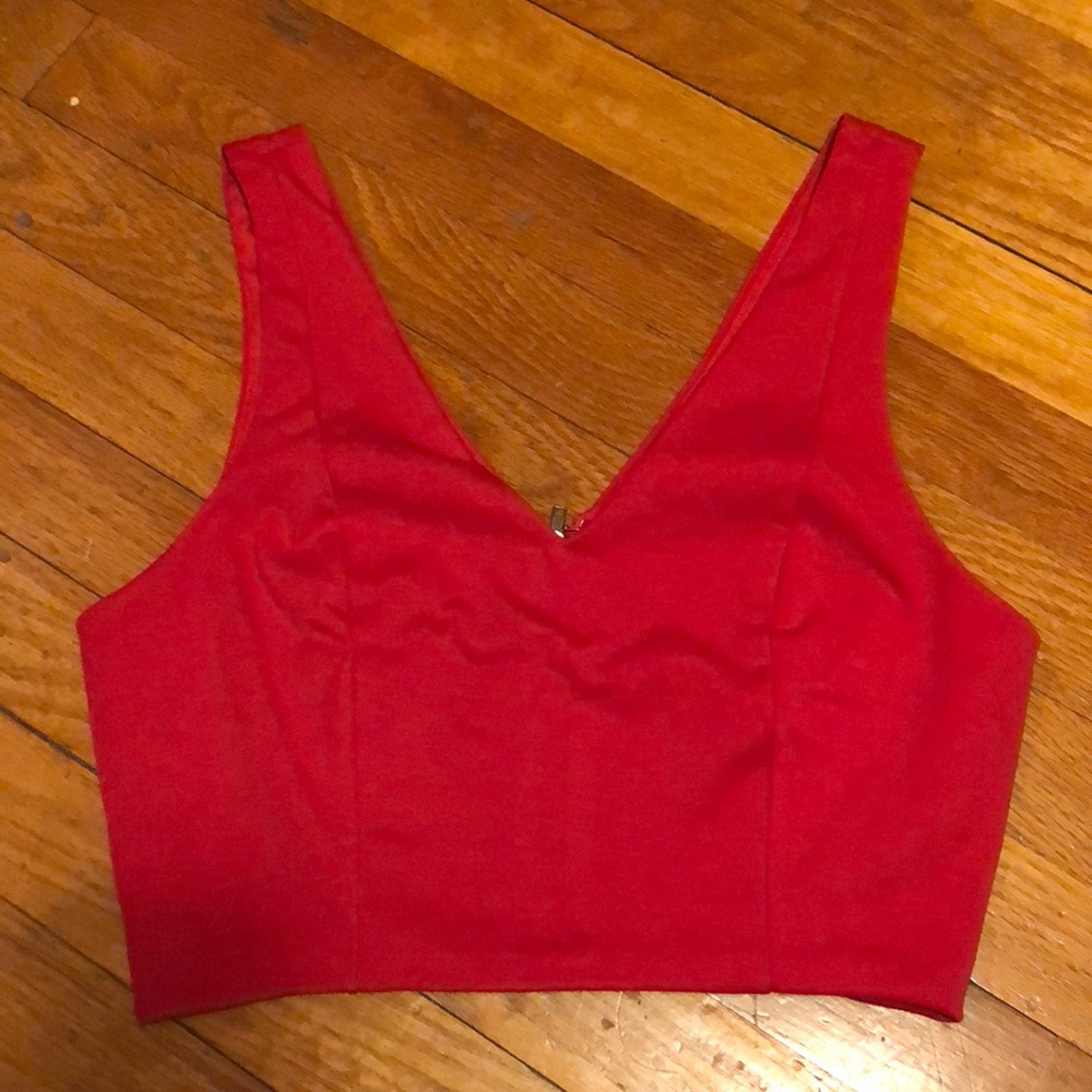 Forever 21 Red crop top